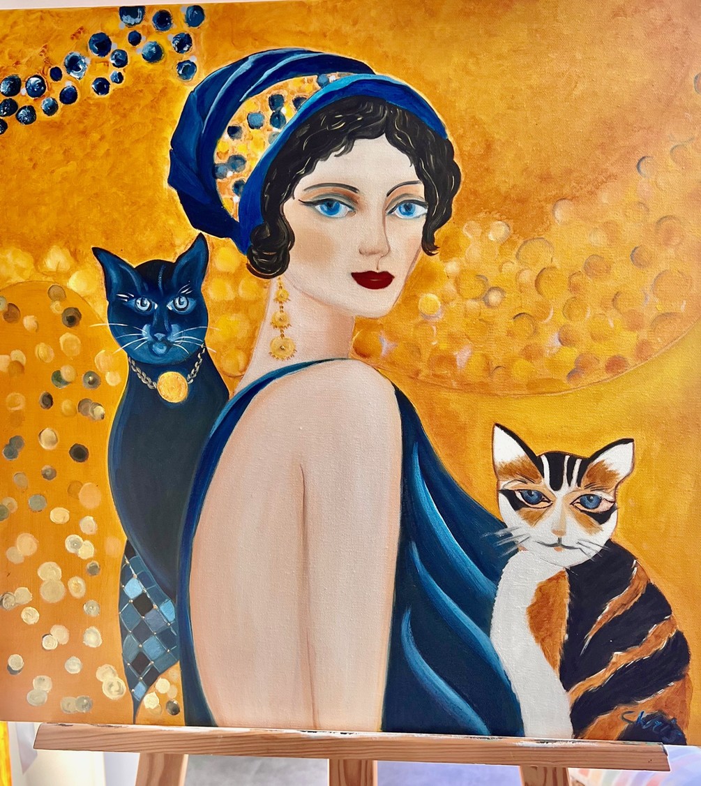 Christiane Bonsergent: peintre depuis peu, et déjà du talent !